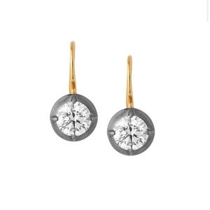 Dorsey Lucien Earrings Moissanite - Medium